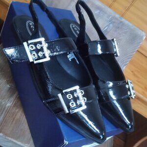 Scoop Women's Size 8.5 Buckle Slingback Flats NEW!